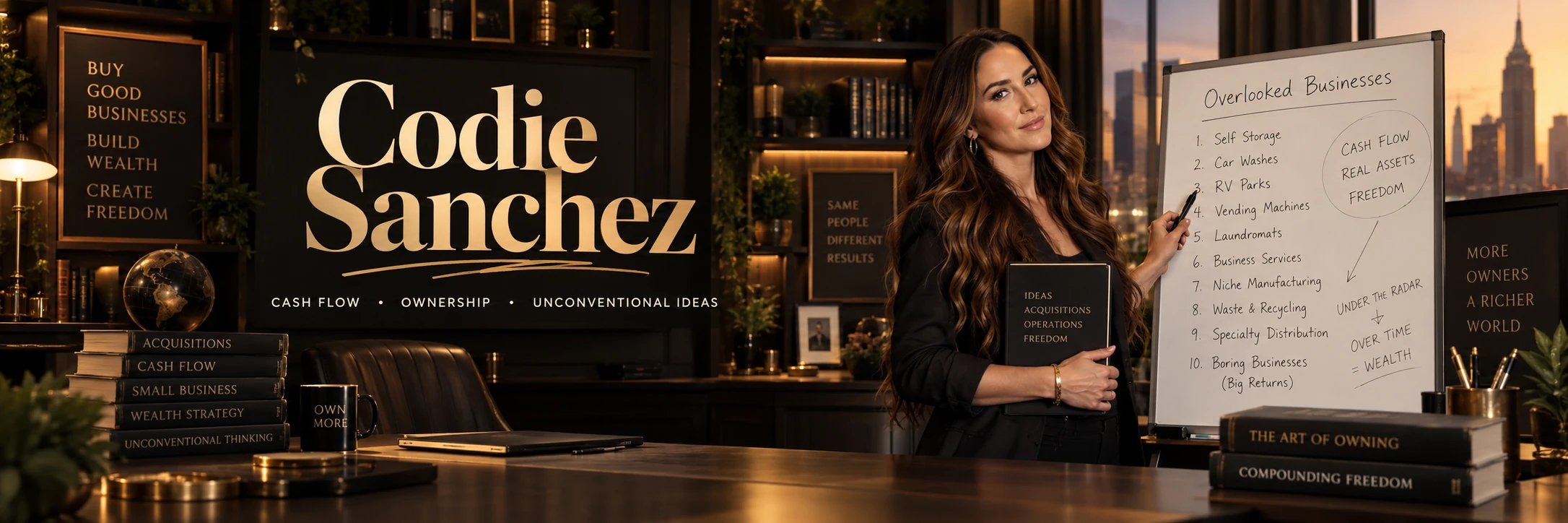 Codie Sanchez Tube7X channel cover