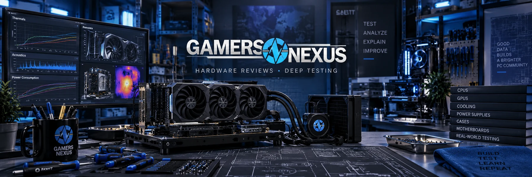 Gamers Nexus channel header