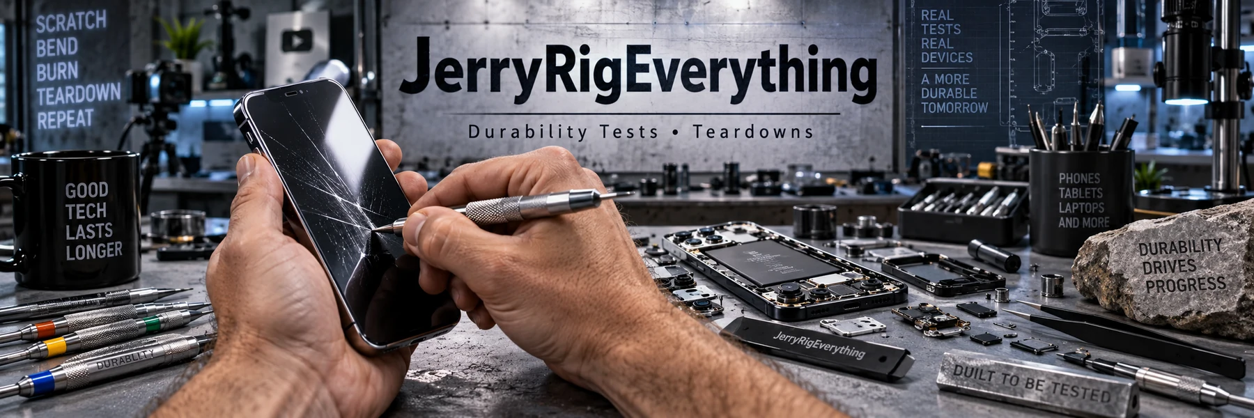 JerryRigEverything channel header